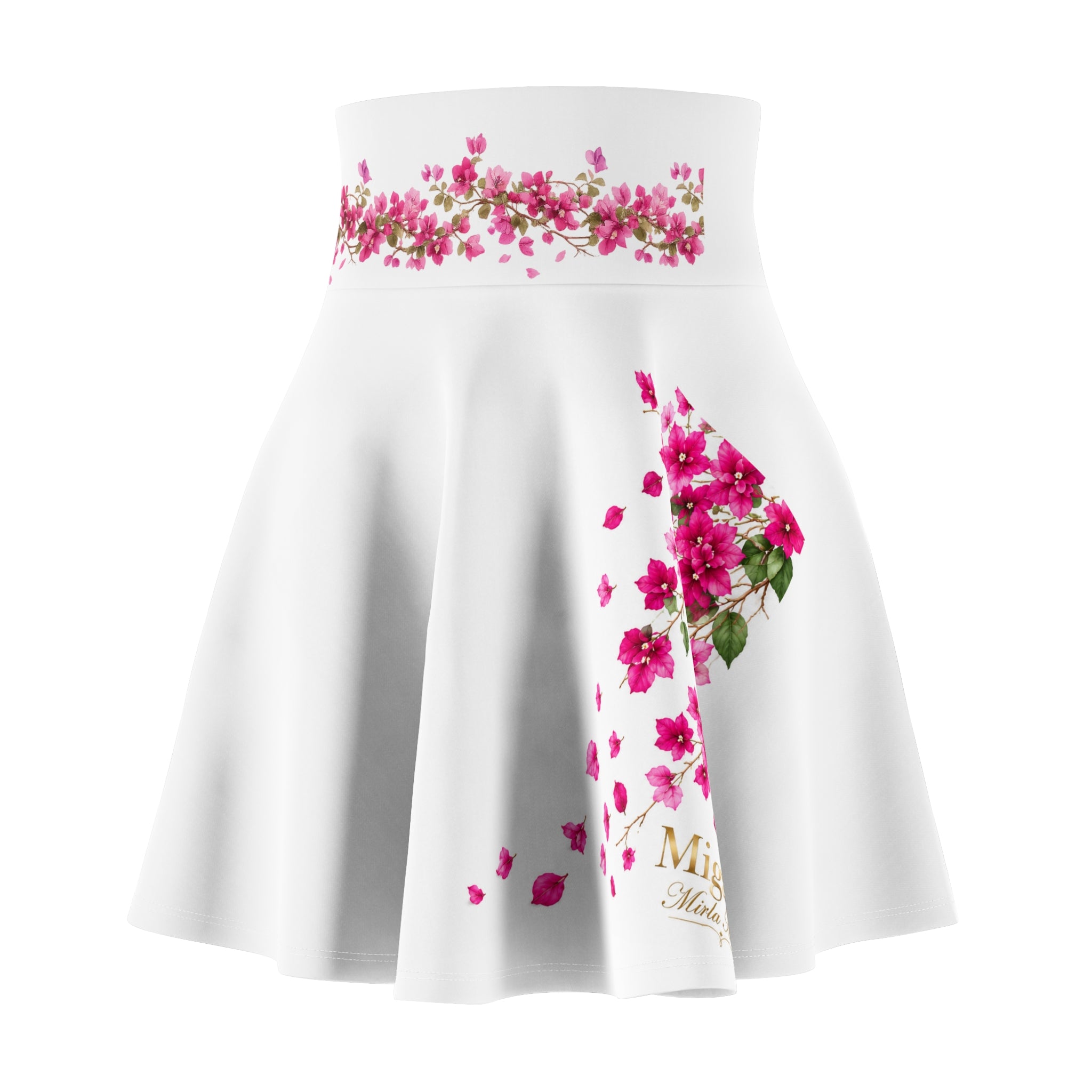 Floral Women's Skater Skirt - Perfect for Spring Celebrations