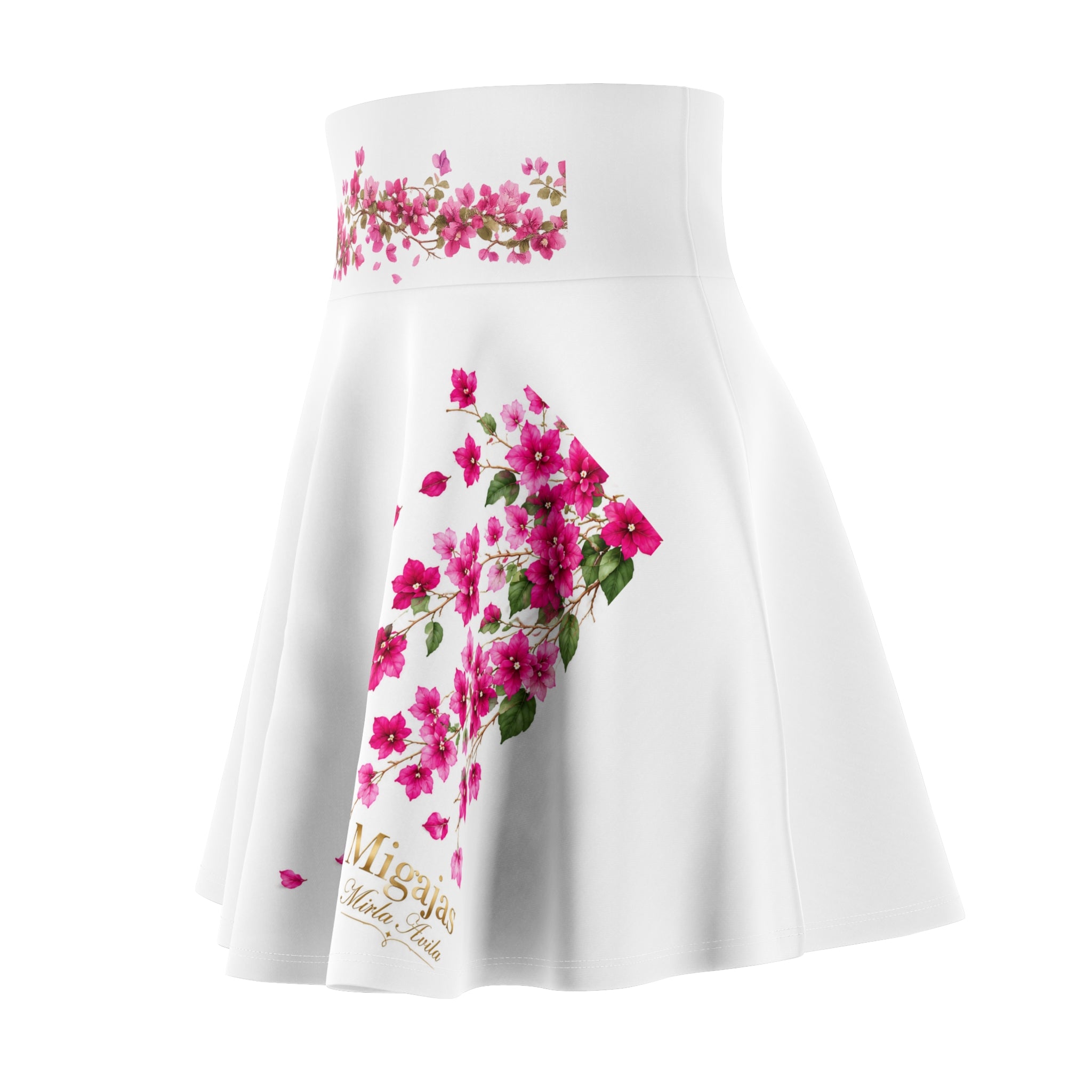 Floral Women's Skater Skirt - Perfect for Spring Celebrations